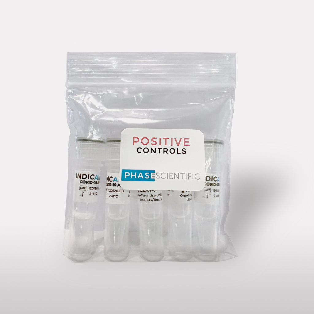 INDICAID® COVID-19 Rapid Antigen Test Positive Controls 5 vials